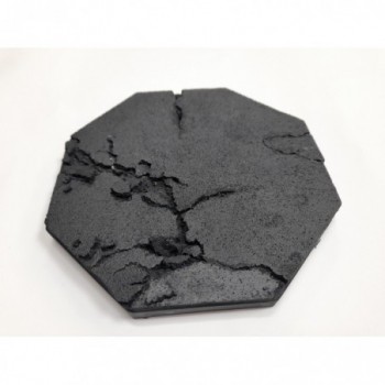S.M.D stand models base en résine route endommagée black édition HPSMD001
