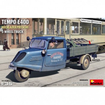 miniart TEMPO E400 HOCHLADER PRITSCHE 3-WHEEL TRUCK 1/35 38025