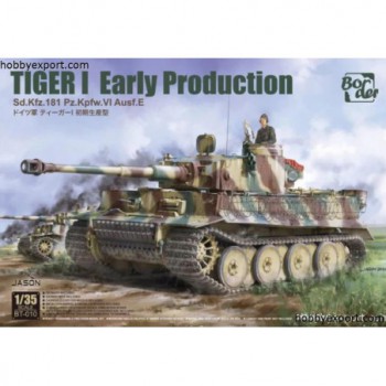 border model Tiger I Early Production Sd.Kfz.181 Pz.Kpfw.VI Ausf.E 1/35