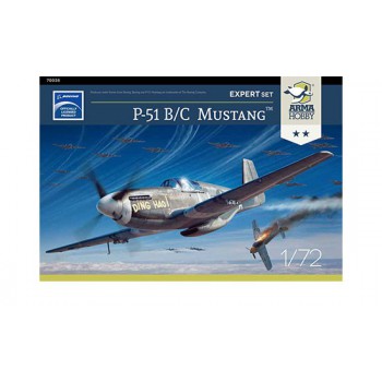 ARMA hobby P-51 B/C Mustang Expert Set 1/72