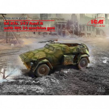 ICM Sd.Kfz. 247 Ausf.B with MG 34 machine gun 1/35