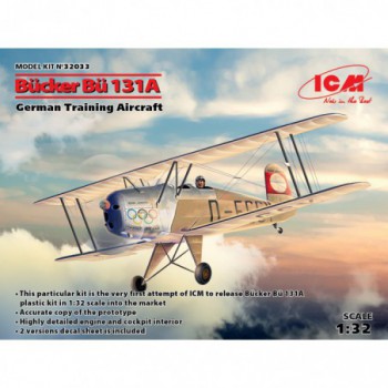 ICM Bücker Bü 131A German Training Aircraft 1/32