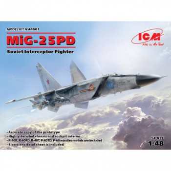 ICM MiG-25 PD Soviet Interceptor Fighter 1/48