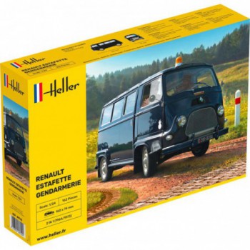 heller RENAULT ESTAFETTE GENDARMERIE 1/24