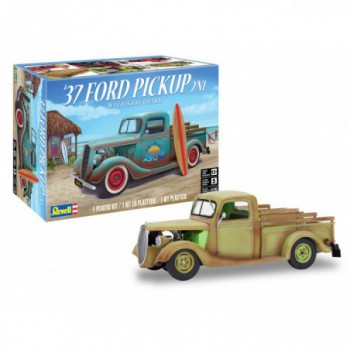 revell '37 Ford Pickup with surfboard 2 en 1 1/25 854516