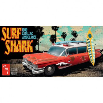 AMT SURF SHARK 1959 CADILLAC AMBULANCE 1/25