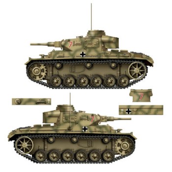 Das werk PANZER III AUSF.J 3IN1 1/16