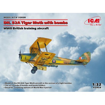ICM DH. 82A Tiger Moth with bombs 1/32