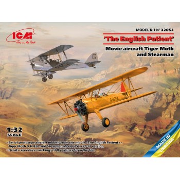 ICM ‘The English Patient’ Movie aircraft Tiger Moth and Stearman 1/32