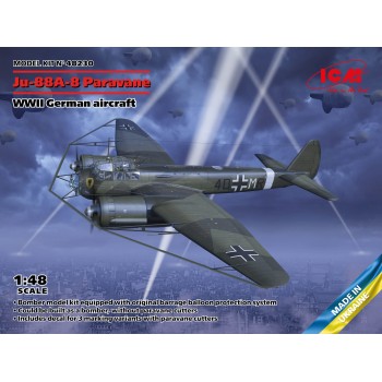 ICM Ju-88A-8 Paravane WWII German aircraft 1/48 48230