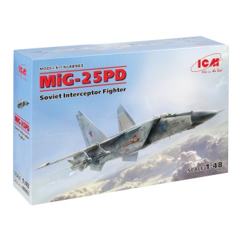 ICM MiG-25 PD Soviet Interceptor Fighter 1/48