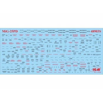 ICM MiG-25 PD Soviet Interceptor Fighter 1/48