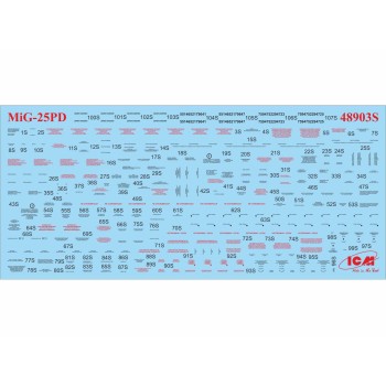 ICM MiG-25 PD Soviet Interceptor Fighter 1/48