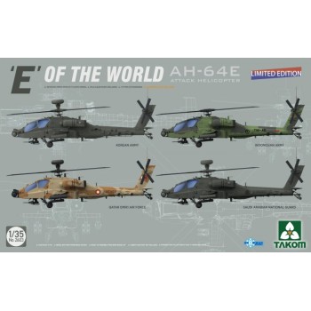 TAKOM E OF THE WORLD AG-64E ATTACK HELICOPTER LIMITED EDITION1/35