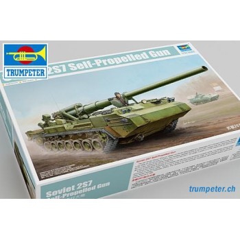 Trumpeter Soviet 2S7 SPG self- propelled gun 1/35