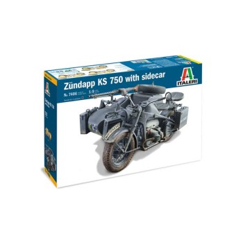 italeri Zündapp KS 750 Sidecar 1/9