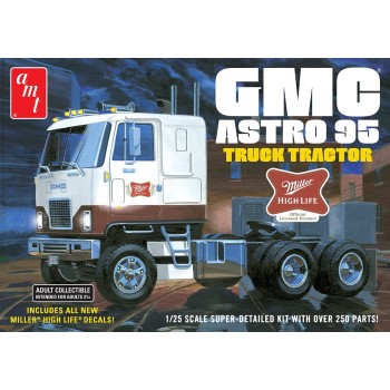 AMT GMC ASTRO 95 SEMI TRACTOR (MILLER BEER) 1/25