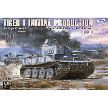 border model Tiger I Initial Production s.Pz.Abt.502 Leningrad Region 1942/43 Winter 1/35