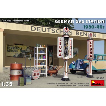 miniart GERMAN GAS STATION 1930-40s 1/35