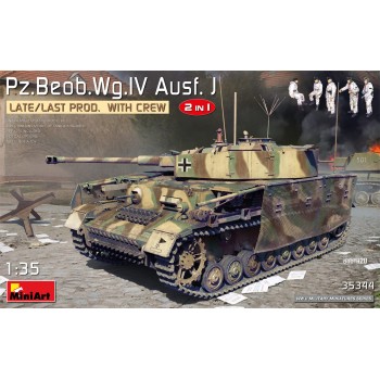 miniart Pz.Beob.Wg.IV Ausf. J LATE/LAST PROD. 2 IN 1 W/CREW 1/35