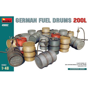 miniart GERMAN FUEL DRUMS 200L 1/48