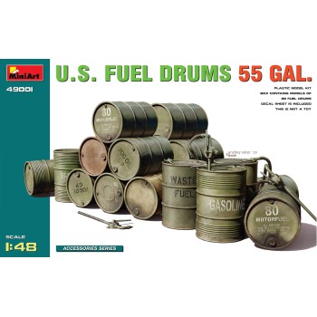 miniart U.S. FUEL DRUMS 55 GAL. 1/48