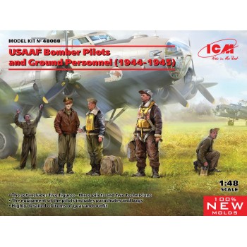 ICM USAAF Bomber Pilots and Ground Personnel (1944-1945) 1/48
