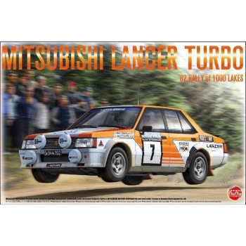 NUNU model kit  Mitsubishi Lancer Turbo 1982 Rally of 1000 Lakes 1/24