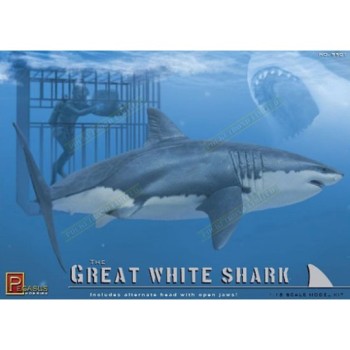 PEGASUS Figurine Great White Shark 1/18