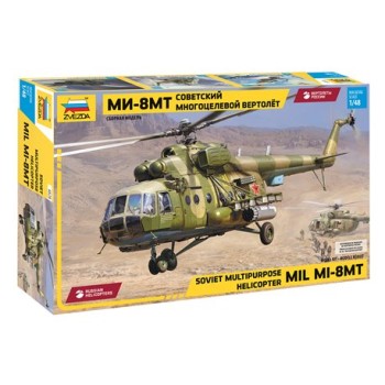 zvezda Soviet multipurpose helicopter Mil Mi-8MT 1/48