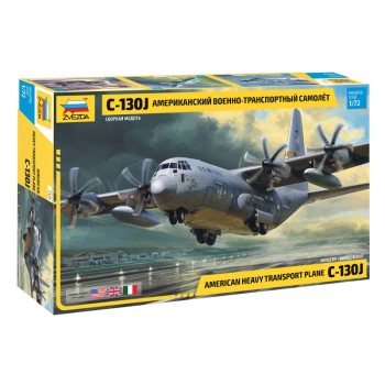 zvezda American Military Transport Plane C-130J 1/72 7325