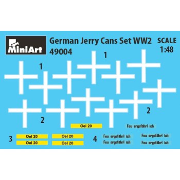miniart GERMAN JERRY CANS WW2 1/48