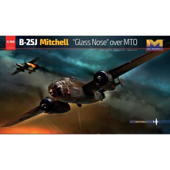 HK models B-25J Mitchell Glass Nose over MTO 1/32