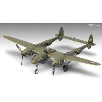 ACADEMY P-38F LIGHTING GLACIER GIRL 1/48