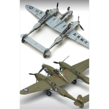 ACADEMY P-38F LIGHTING GLACIER GIRL 1/48