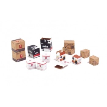 Matho models Cardboard Boxes - coffee 1/35