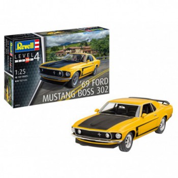revell  1969 Boss 302 Mustang 1/24 07025