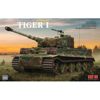 RFM GERMAN TIGER I LATE PRODUCTION WITH FULL INTERIOR AND ZIMMERIT 1/35