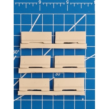 White stork miniatures Modern concrete barricades 1/72