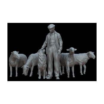 White stork miniatures Who let the sheep out ? 1/72