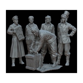 White stork miniatures Russians in Berlin 1/72