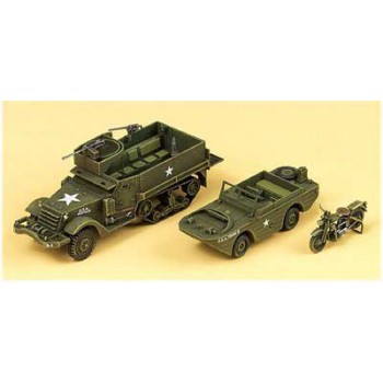 academy M3 US HalfTrack & 1/4 Ton Amphibia 1/72 13408
