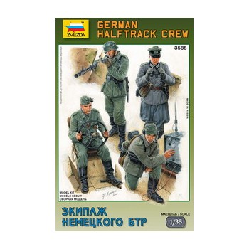 zvezda German halftrack crew 1/35