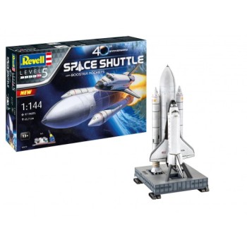 revell Space Shuttle& Booster Rockets, 40th 1/144