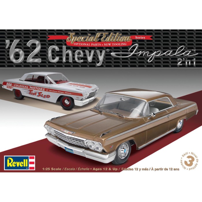 revell '62 Chevy Impala Maquette 1/25