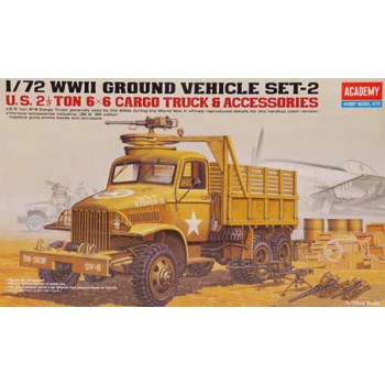 academy US 2,5 Ton Truck & Accessoires 1/72 13402