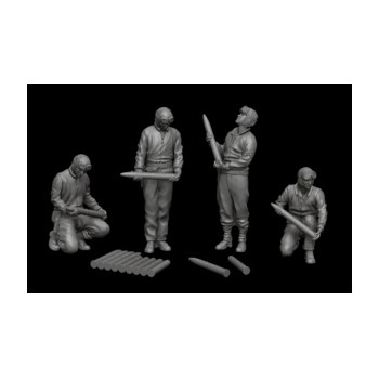 White stork miniatures U.S. ammo-loading tank crew 1/72