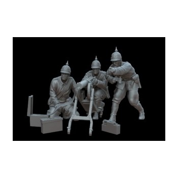 White stork miniatures WWI German team MG 08/15 1/72