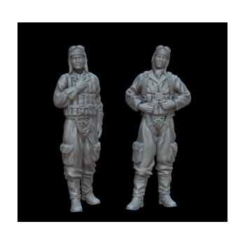 White stork miniatures Japan pilots 1/72