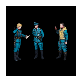 White stork miniatures Luftwaffe officers 1/72